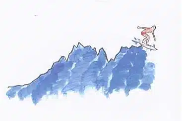 surfen op de lange golf